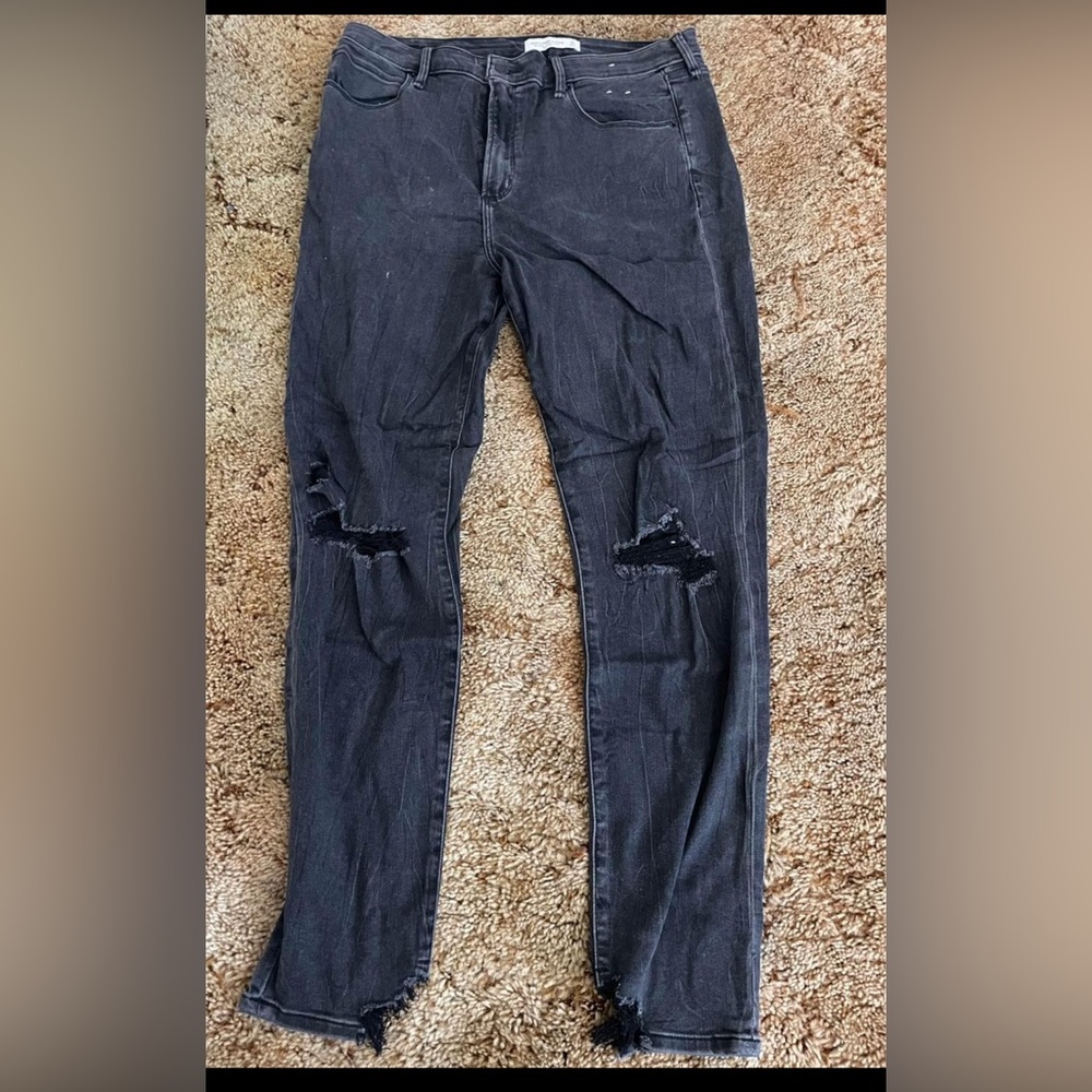 abercrombie and fitch the super skinny ankle high rise Size: 32/14R